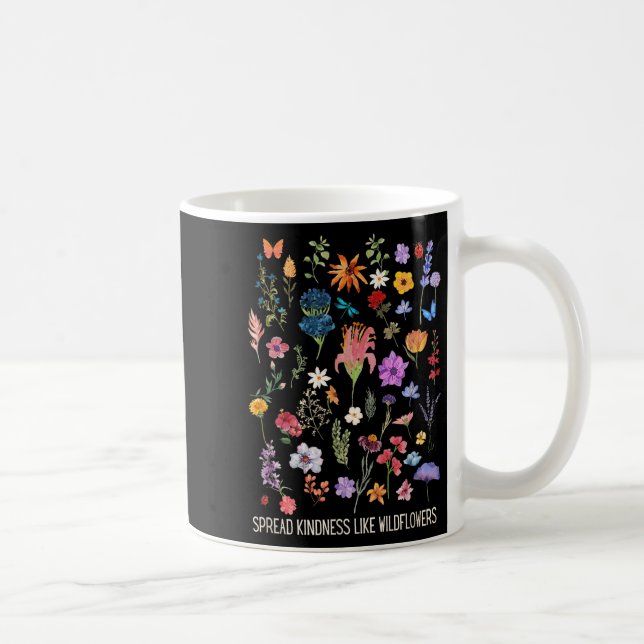 Mug Mon Ohana Conçoit Gentillesse, Inspiration, Fleur, (Droite)