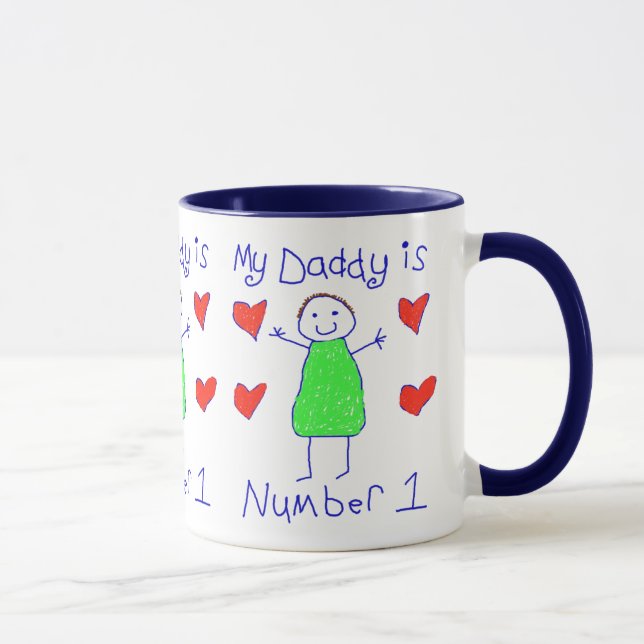 Mug Mon papa est le numéro 1 (Droite)