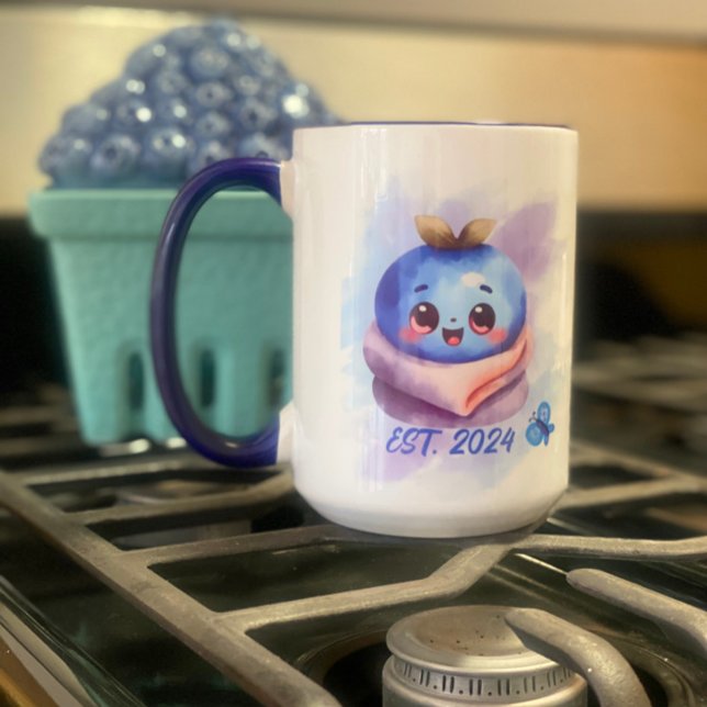 Mug Mon Patch Blueberry est en train de grandir Nouvel (Créateur téléchargé)