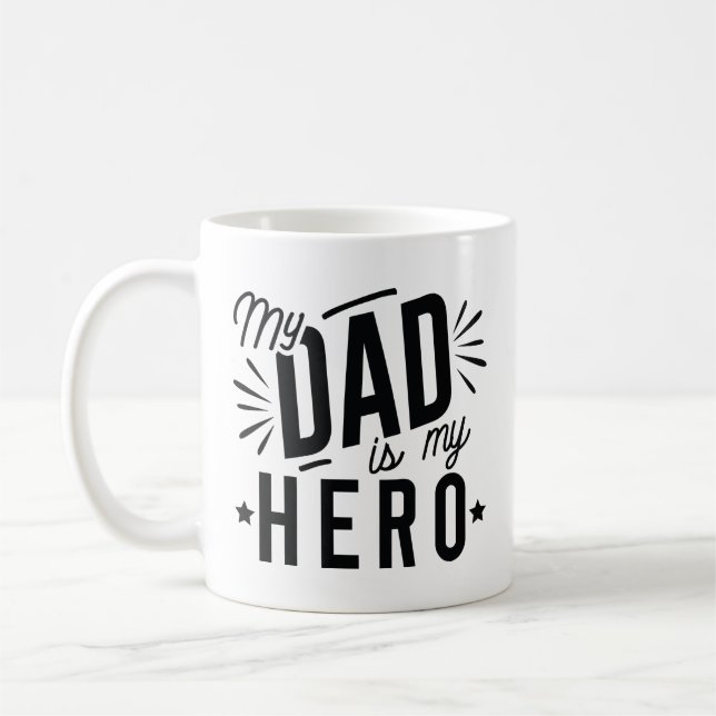 Mug Mon Père Est Mon Héros (Gauche)