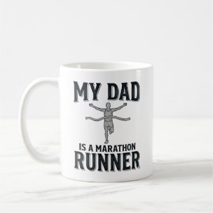 Mug Mon père est un coureur de marathon Vintage Shirt