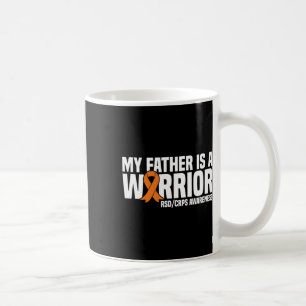 Mug Mon Père Est Un Guerrier Orange Ribbon Rsdcrps Con