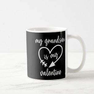 Mug Mon petit-fils est mon Saint-Valentin Cute la Sain