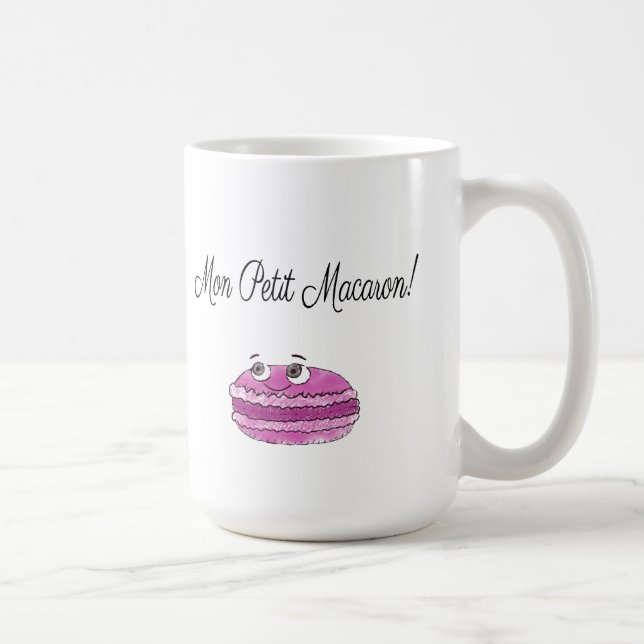 Mug Mon Petit Macaron personnalisé (Droite)