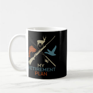 Mug Mon Plan De Retraite Chasse Pêche Chasseur Grand-P