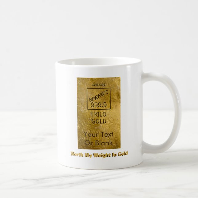 Mug Mon Poids En Or (Droite)