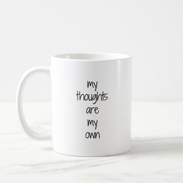 Mug Mon point de vue s'enfonce (Gauche)
