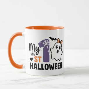 Mug Mon premier Halloween Bébé Fille Fantôme Mignon