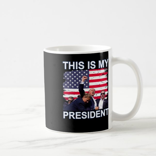 Mug Mon Président Trump aux élections de 2024 (Droite)