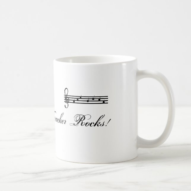 Mug Mon professeur de musique déchire (Droite)