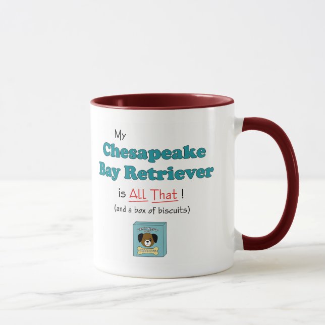 Mug Mon Retriever de la Baie de Chesapeake est tout (Droite)