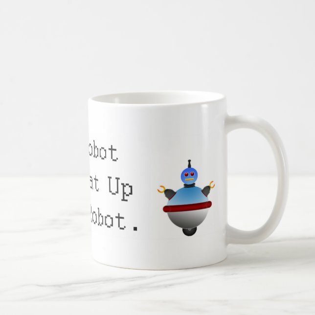 Mug Mon robot peut battre votre robot (Droite)