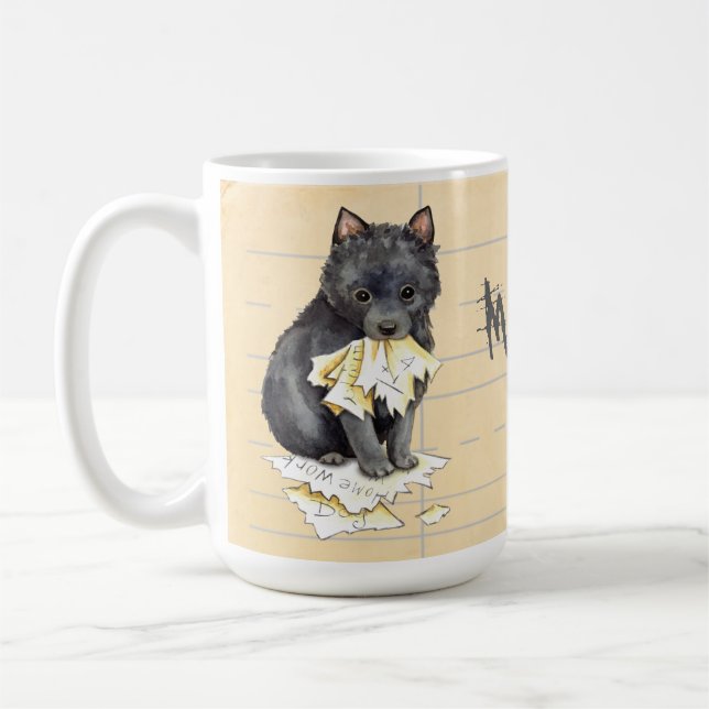 Mug Mon Schipperke a mangé mon travail (Gauche)