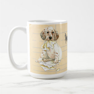 Mug Mon Setter anglais a mangé mes devoirs