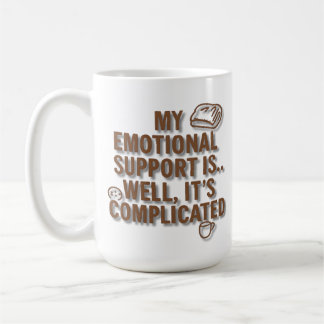 Mug Mon Soutien Émotionnel Est... C'est compliqué