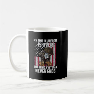 Mug Mon Temps En Uniforme Est Terminé Mais Être Un Vét