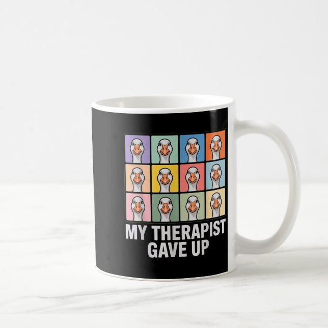 Mug Mon thérapeute a abandonné le mème d'art pop en gr (Droite)