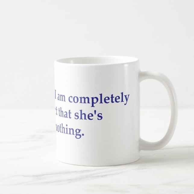 Mug Mon thérapeute dit : (Droite)