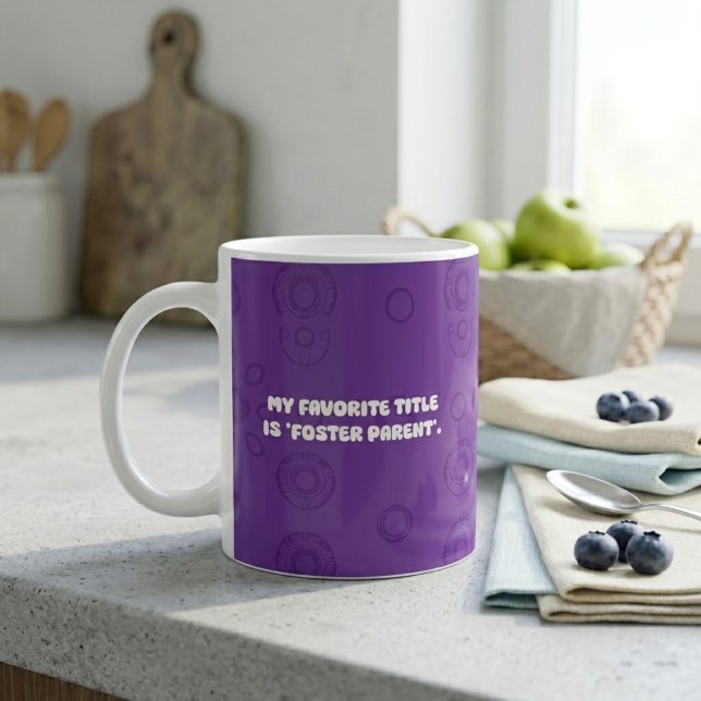 Mug Mon titre préféré est parent de remplacement (Créateur téléchargé)