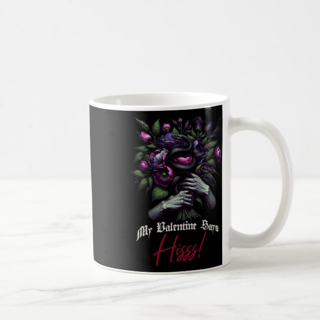 Mug Mon Valentin dit Hisss Vêtements de la Saint-Valen (Droite)