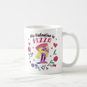 Mug Mon Valentin est une invitation à la pizza