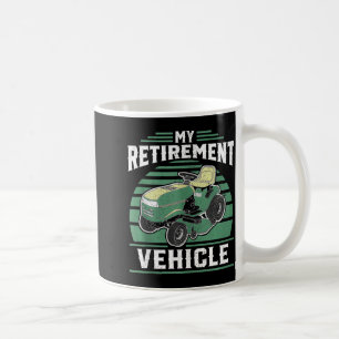 Mug Mon Véhicule de Retraite Tondeuse à Gazon Drôle Ré