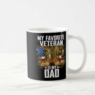 Mug Mon vétéran préféré est mon père la fête des pères