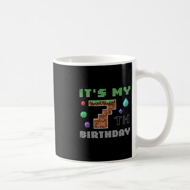 Mug Mon vidéo de jeu pour garçons pour mon 7e annivers (Droite)
