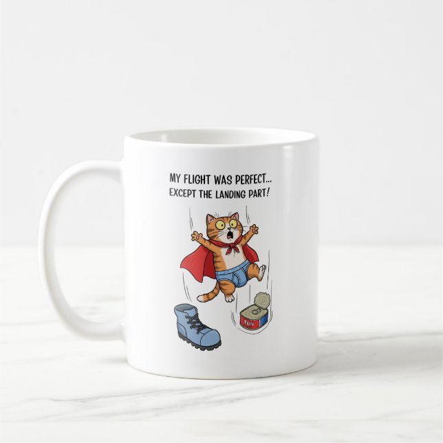 Mug Mon vol était parfait... sauf la partie d'atterris (Gauche)