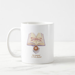 Mug Mon week-end est complet   Amoureux de livres Cozy