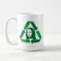 Mona Lisa Art Symbol de Recyclage Éco-Responsable