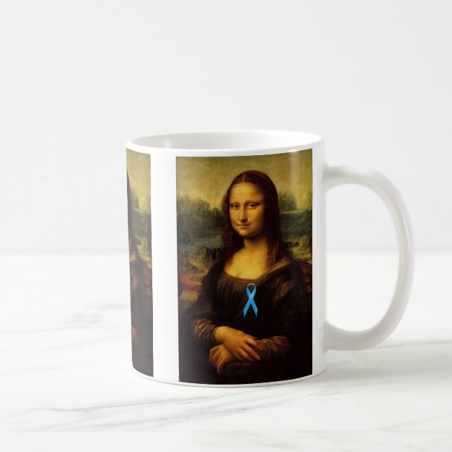 Mug Mona Lisa Au Ruban Bleu (Droite)
