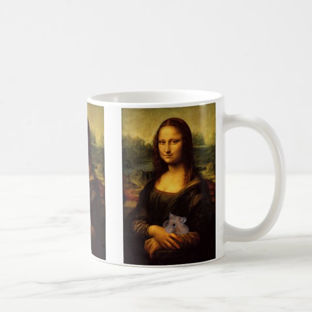 Mug Mona Lisa Avec Hamster (Droite)