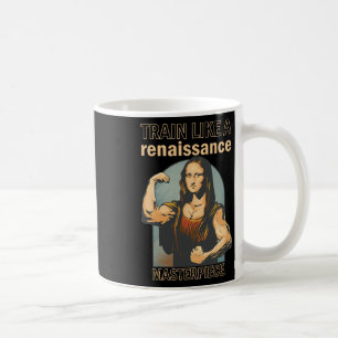 Mug Mona Lisa Bodybuilding Muscle Gym Poids Wo