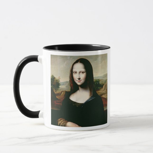 Mug Mona Lisa, copie de la peinture par Leonardo DA (Gauche)
