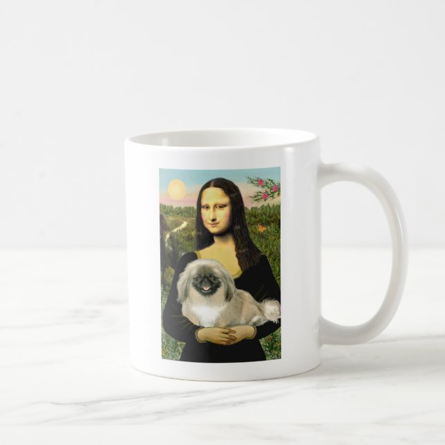 Mug Mona Lisa - Pekingese 1b (Droite)