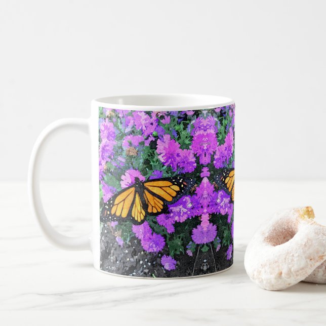 Mug Monarch & Asters (Avec donut)