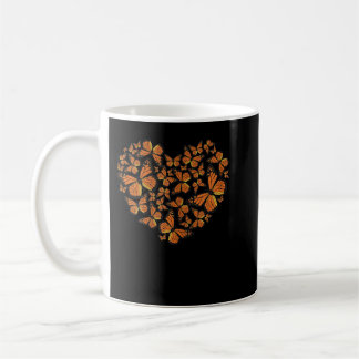 Mug Monarch Butterfly Love Heart T Don pour les femmes