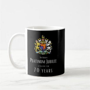 Mug Monarchie de la reine britannique The Queens Plati