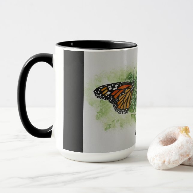 Mug Monarque à papillon (Avec donut)