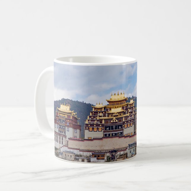 Mug Monastère Tibétain de Songzanlin - Yunnan, Chine (Devant gauche)