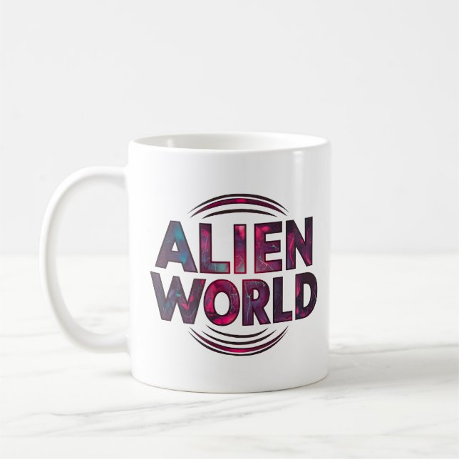 Mug Monde alien (Gauche)