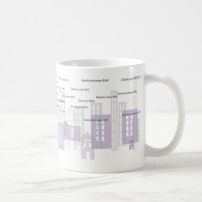 Mug Monde bonjour ! (Droite)