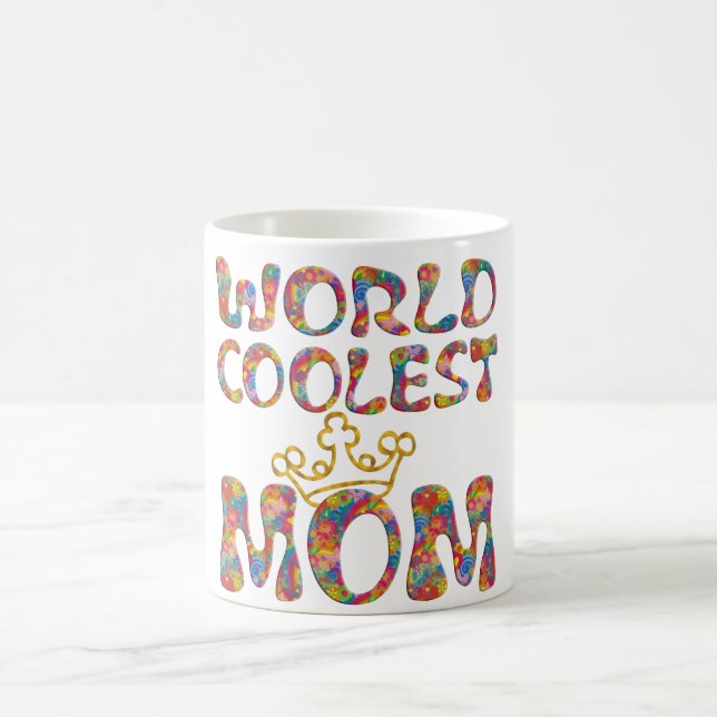 Mug Monde Coolest Maman (Centre)