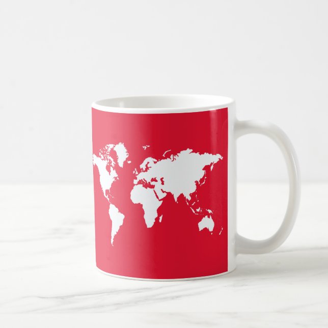 Mug Monde élégant en géranium (Droite)