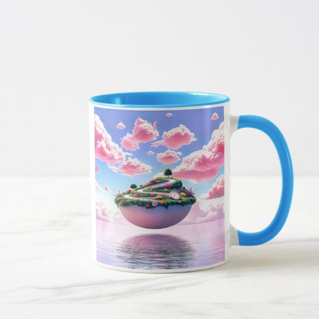 Mug Monde imaginaire pastel (Droite)