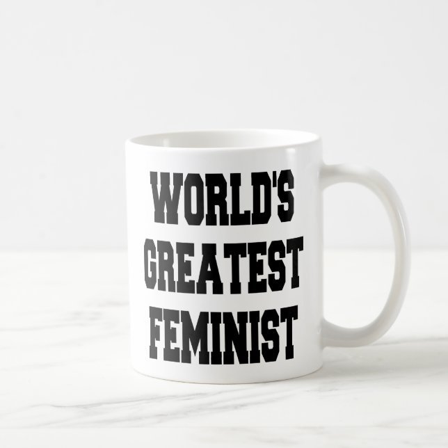 Mug Monde le plus grand féministe (Droite)