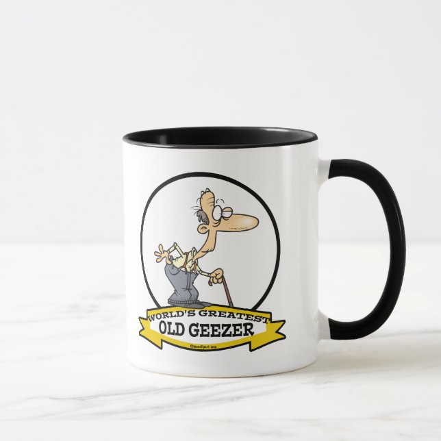 MUG MONDE LE PLUS GRAND OLD GEEZER CARTOON (Droite)