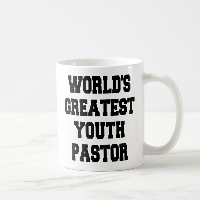 Mug Monde le plus grand pasteur de la jeunesse (Droite)