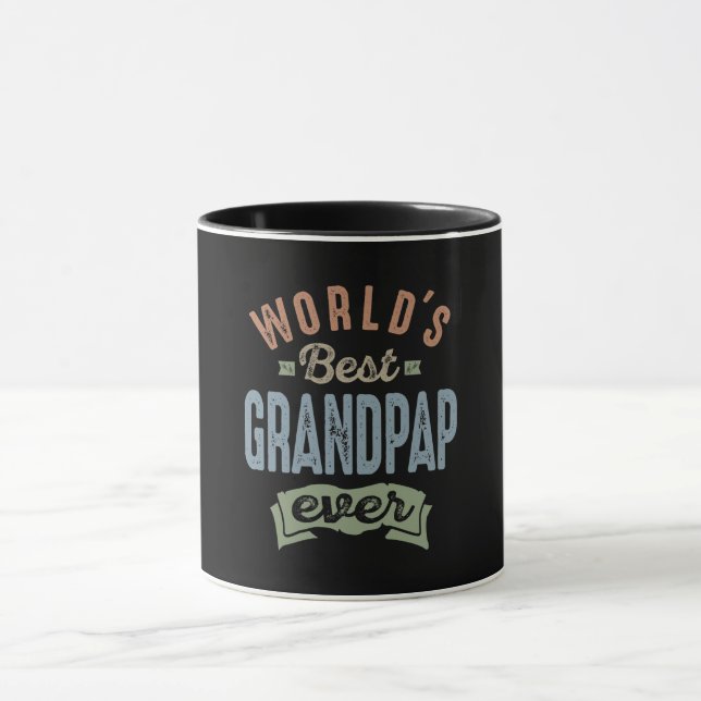 Mug Monde meilleur grand pap (Centre)